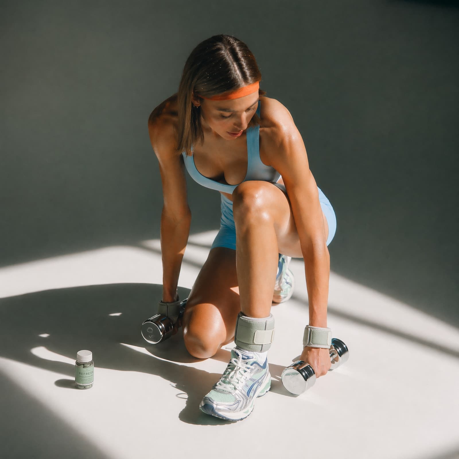 An active lifestyle image showing movement and pressure in the day.